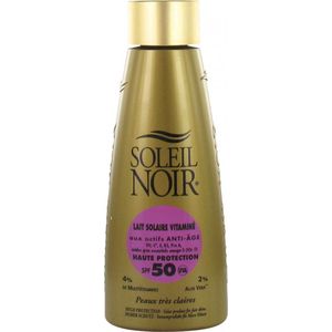 Soleil Noir Hoge Bescherming Gevitaminiseerde Zonnemelk SPF50 150 ml