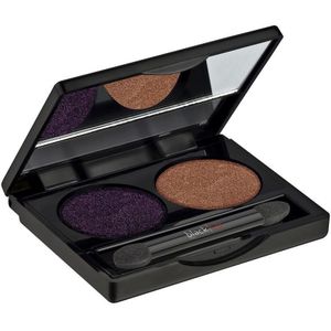 black Up Eyeshadow Duo Oogschaduw Night Blue - Brown Beige