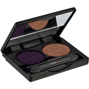 black Up Eyeshadow Duo Oogschaduw Black Purple - Orange Copper