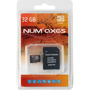 MicroSDHC - 32 GB - Geheugenkaart - Klasse 10 - Inclusief Adapter