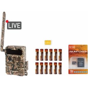 PACK - TRAIL-camera - HD 720P - 12 MP - Inclusief Batterijen en 32 GB SD-kaart