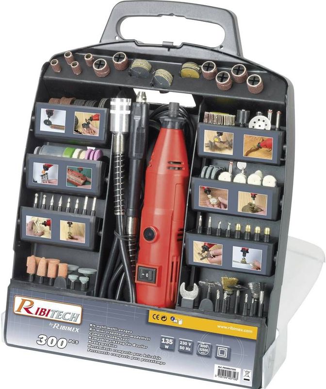 Multifunctioneel Gereedschap - Inclusief Accessoires - Opbergkoffer - 135 W