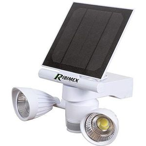 Ribimex PRSPOTSOL5X2 LED-spots 2 x 5 W solar, wit