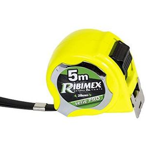 RIBIMEX PRMES05X28D Professioneel meetlint, zelfborgend, 5 m