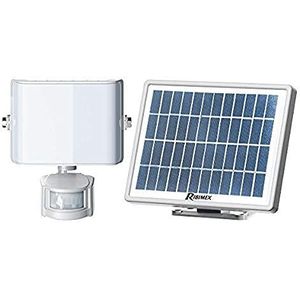 Ribimex PRLUMSOL/SP9 Solar LED-spot 9 W Eco Garden, lichtgrijs