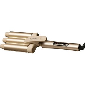 Demeliss - WAVES - Krultang - Keramische en Toermalijn Coating - 10 Temperatuurstanden - Voor Alle Haartypen