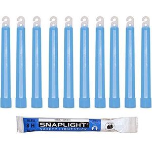 Cyalume Technologies SA8-108080AM lichtstaaf, fluorescerend, 8 uur duur, 15 cm, blauw (10 stuks)