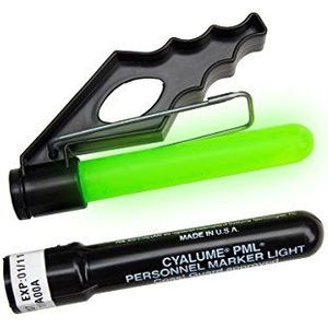 Cyalume Box met 6 tags, PML (Personal Marker Light) 8 uur, groen