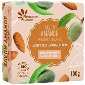 FLEURANCE NATURE Geparfumeerde zeep, amandel, 100 g, standaard, uniek