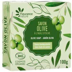 FLEURANCE NATURE Parfumzeep, olijfgroen, 100 g, standaard, uniek
