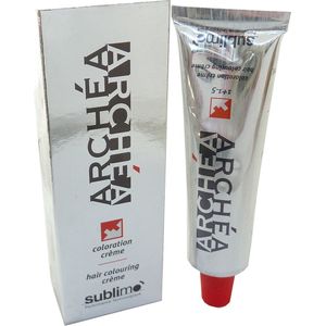 Sublimo Archea Haarkleuring Permanente Crème 60ml - 06.45 Dark Copper Mahogany Blonde / Dunkel Kupfer Mahagoni Blond