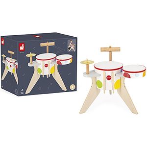 Janod - Confetti - Muziekinstrument - Multicolor - Hout - 4 Percussies