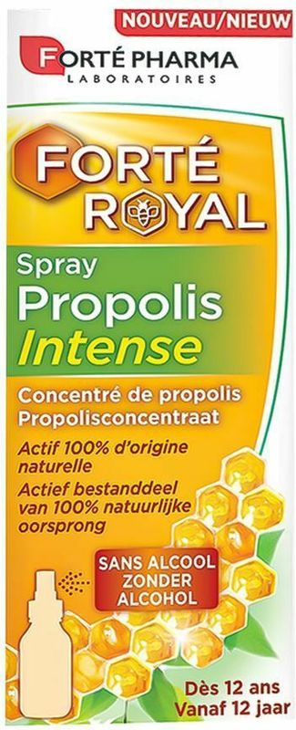 Forté Royal - Propolis Intense Spray - Keeltabletten - Alcoholvrij - 120 mg Propolis