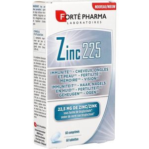 Forté Pharma Zinc 225 Tabletten 60 stuks