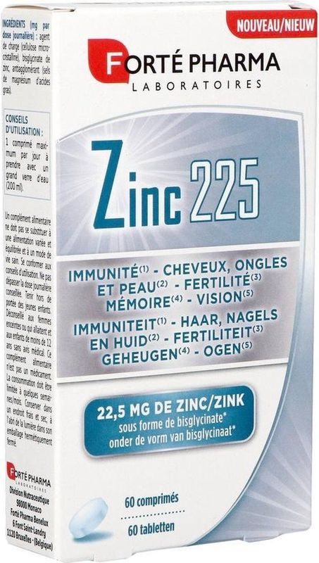Zink - Voedingssupplement - 100 Tabletten - Helpt bij Zinktekort