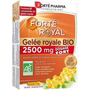 Forté Pharma Forté Royal Royal Jelly 2500 mg Organic 20 Ampullen van 10 ml