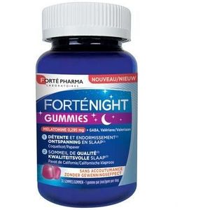 FortéNight - Gummies - Voedingssupplement - Bramensmaak - Melatonine