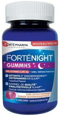 FortéNight - Gummies - Voedingssupplement - Bramensmaak - Melatonine