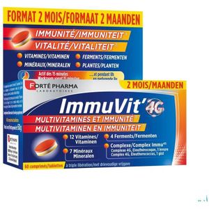 Immuvit - 4G - Tabletten - 30 Stuks - Vitaminen en Mineralen