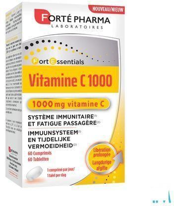 Forté Pharma - Vitamine C 1000 - Tabletten - 100 stuks - L-ascorbinezuur