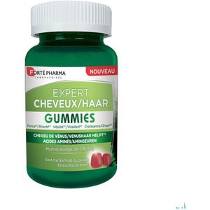 Expert - Haar Gummies - Haarvitaminen - Bosbes - 60 Stuks