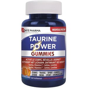 Taurine Power Gummies - Energie Boost - Met Taurine en L-Carnitine - 60 Stuks