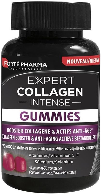 Expert - Collagen Intense Gummies - Voedingssupplement - 30 Stuks - Hooggedoseerd in Collageenpeptiden