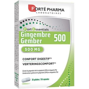Forté Pharma Gember 500 Capsules 30 stuks