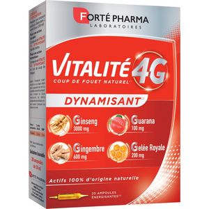 Forté Pharma Vitality 4G 20 Ampullen