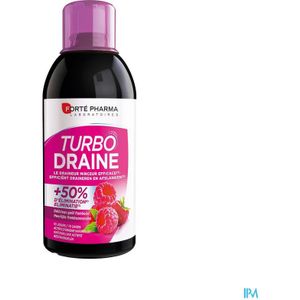 Forté Pharma - Turbodraine - Drinkbare Oplossing - Framboos - 500ml