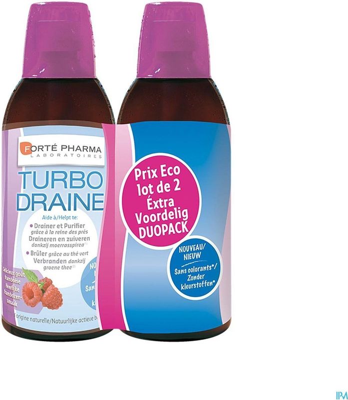 TurboDraine - Afslankdrank - Kleurloos - Plantaardige Extracten