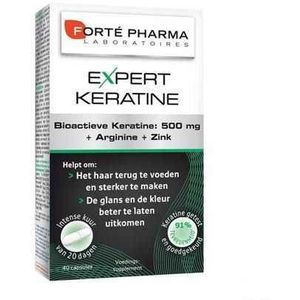 Forté Pharma Expert Keratine Voedingssupplement Beschadigd Haar 40 Capsules