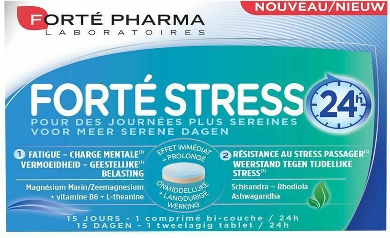 Forte Pharma - Forté Stress 24h - Tabletten - 15 Stuks