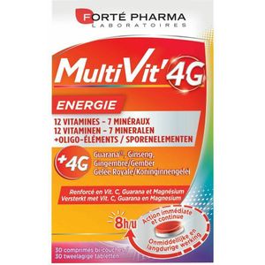 Multivit 4G Energie - Multivitamine - 12 Vitaminen en 7 Mineralen