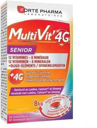 Forte Pharma - MULTIVIT 4G SENIOR - Multivitamine - 30 Tabletten