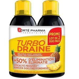 Forté Pharma Turbodraine Ananas Vloeibaar 2x500ml