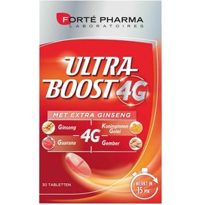 Ginseng - Ultraboost 4G - Tabletten - Actieve Ingrediënten - 15 Minuten Effect