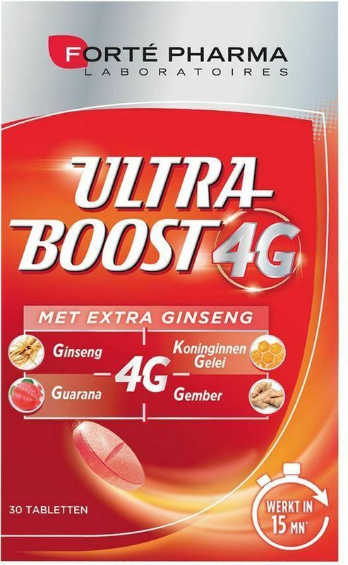 Ginseng - Ultraboost 4G - Tabletten - Actieve Ingrediënten - 15 Minuten Effect