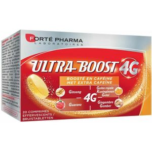 UltraBoost 4G - Bruistabletten - Bruin - Cafeïne - 100% Natuurlijke Ingrediënten