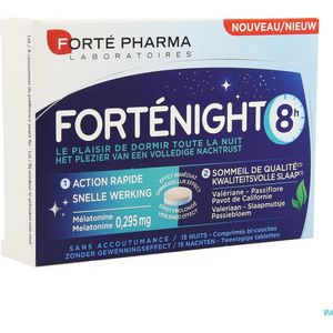 FortéNight - Slaaptabletten - 8 Uur - Innovatieve Formule