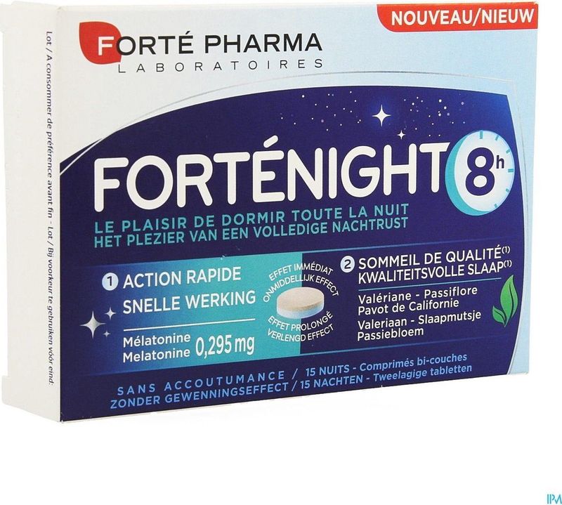 FortéNight - Slaaptabletten - 8 Uur - Innovatieve Formule