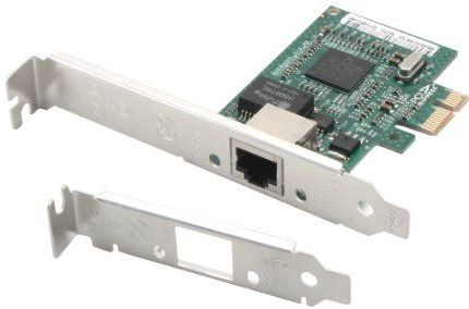 MCL 10/100/1000 Dubbele beugel Gigabit Ethernet PCI Express-kaart