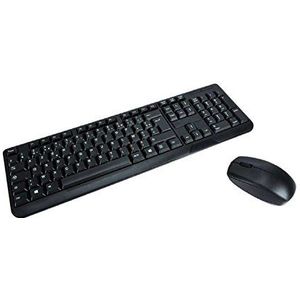 MCL - Draadloze Toetsenbord-/Muiskit - Zwart - Draadloos
