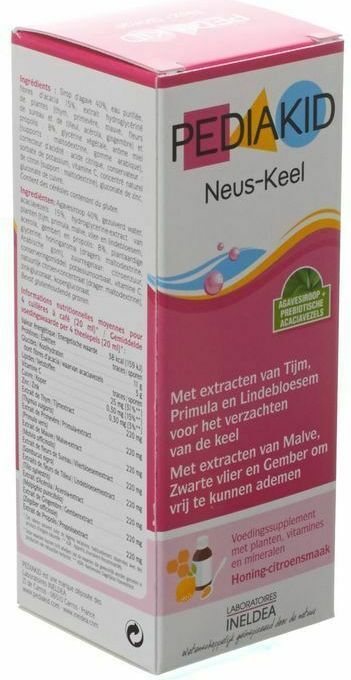 PEDIAKID - Neus-Keel - Voedingssupplement - Natuurlijke Ingrediënten