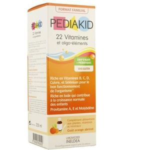 Pediakid 22 Vitamines & Oligo Elementen Flacon 250 ml
