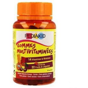 PEDIAKID - Multivitamine Gummies - 14 Vitaminen en Mineralen - Natuurlijke Formule
