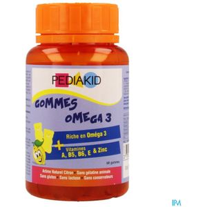 Pediakid - Gummies Omega 3 - 60 Stuk - Met Lijnzaadolie