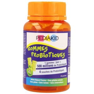PEDIAKID - P'tit Biotic - Probiotica Gummies - Natuurlijke Formule - 60 Stuks