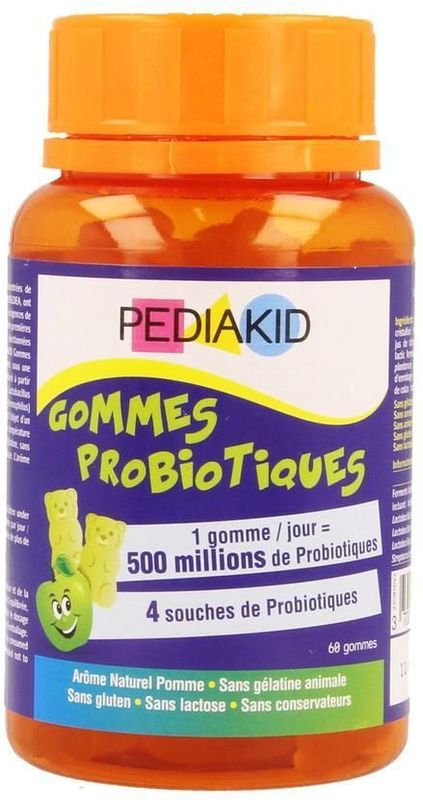 PEDIAKID - P'tit Biotic - Probiotica Gummies - Natuurlijke Formule - 60 Stuks