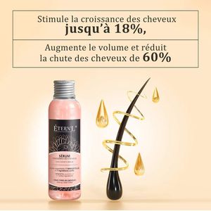 ÉTERN'L Professionele Franse Haar serum tegen haar verlies - stimuleert haar groei - BAICAPIL - PEPSOBIOL - 100ml